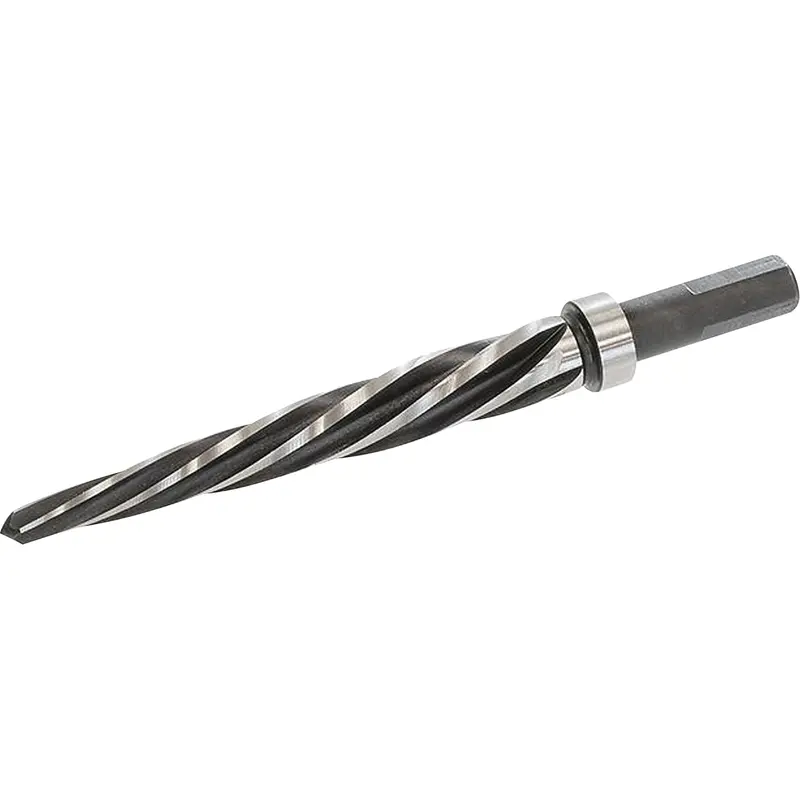 Reamer, 3/4" Reamer, Spiral Flute, High Speed Steel, 3-Flat Shank 1