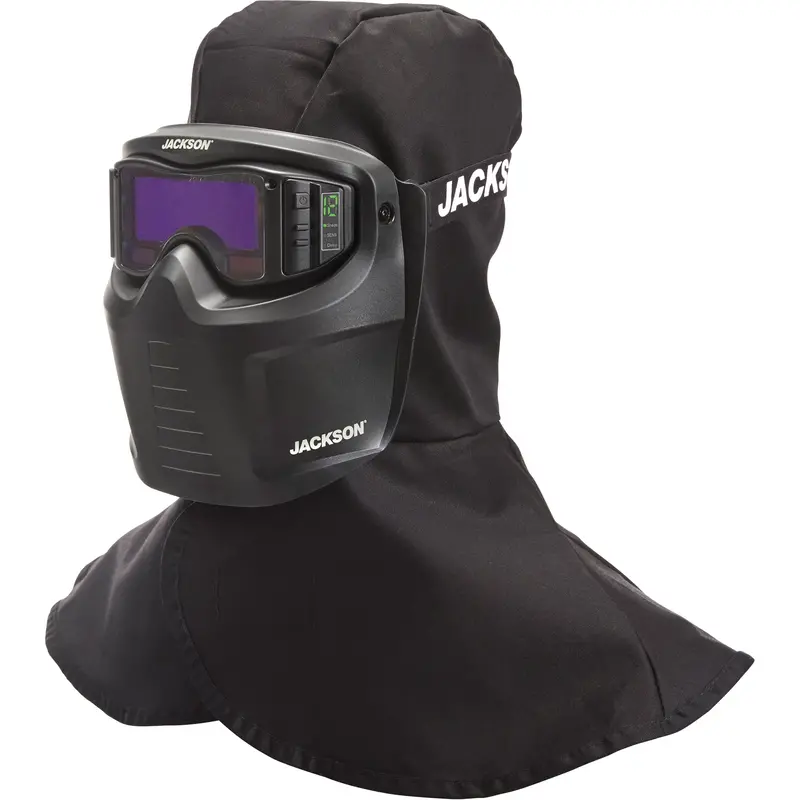 Rebel Adf Welding Mask, 3.5" L X 1.3" W View Area, 3/5-12 Shade Range, Black 1