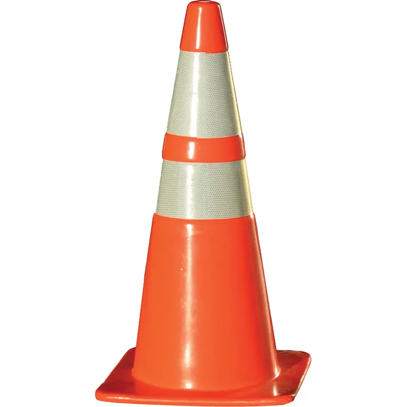 Recessed Cones, 28", Orange, 4" & 6" Reflective Collar(S) 1