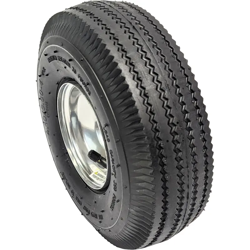 Replacement Pneumatic Tire For Hand Truck, 10" (254 Mm), 350 Lbs. Capacity 1