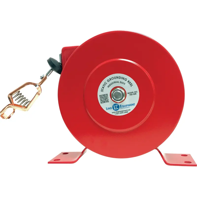 Retractable Grounding Wires, 50' Length, Light-Duty 1