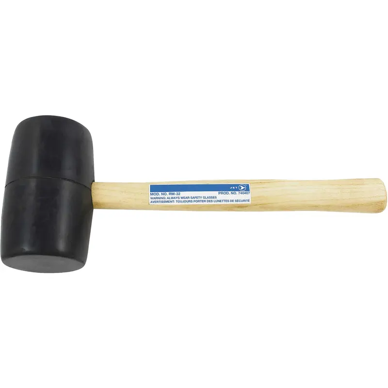 Rm-32 Rubber Mallet, 32 Oz., Wood Handle, 13-1/2" L 1