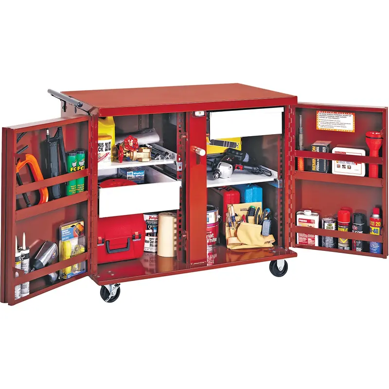 Rolling Work Bench, 43-7/8" W X 40-1/2" H X 26-7/8" D, 21.7 Cubic Feet Capacity 1