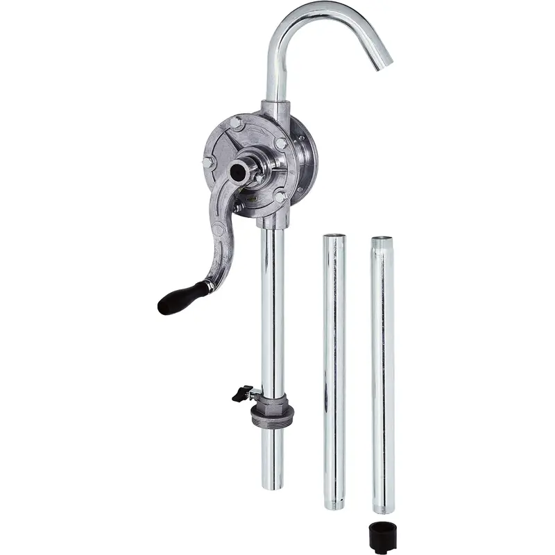 Rotary Drum Pump, Aluminum, Fits 5-55 Gal., 9.5 Oz./Stroke 1