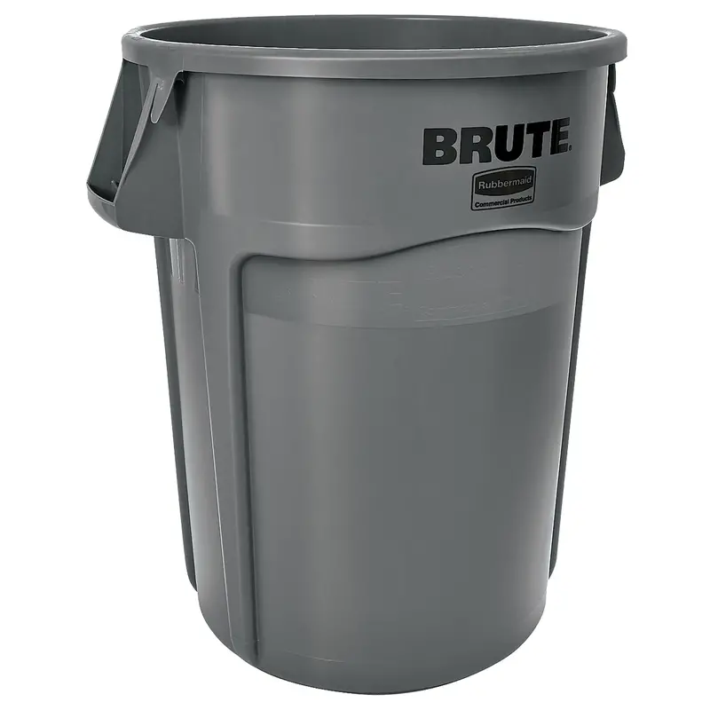 Round Brute® Containers, Polyethylene, 55 Us Gal. 1