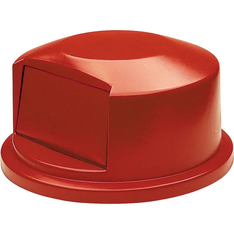 Round Brute® Tops, Dome Lid, Plastic/Polyethylene, Fits Container Size: 24" Dia. 1