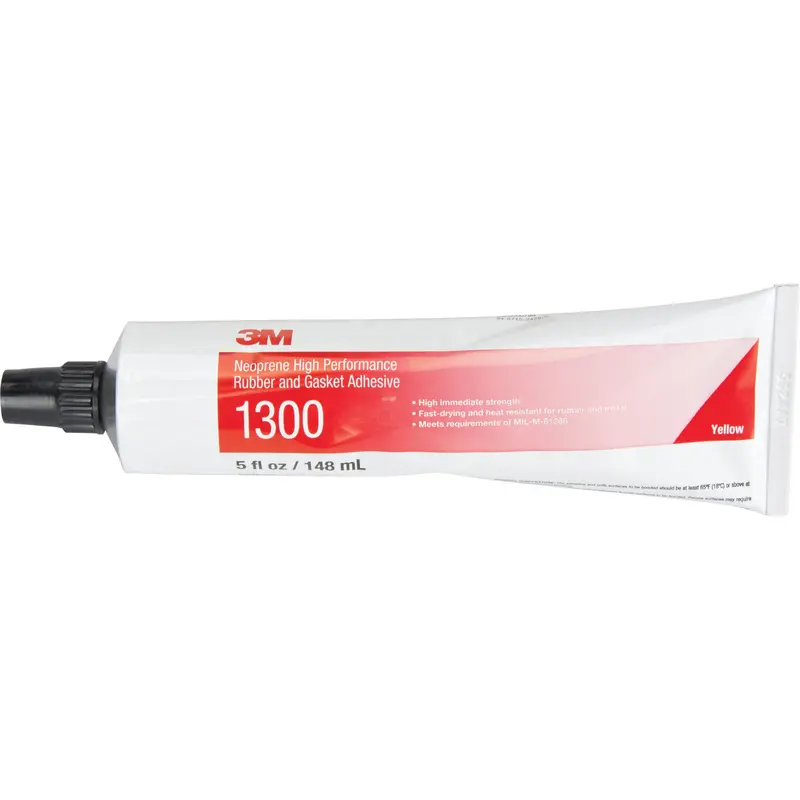 Rubber & Gasket Adhesive, Tube, Yellow 1