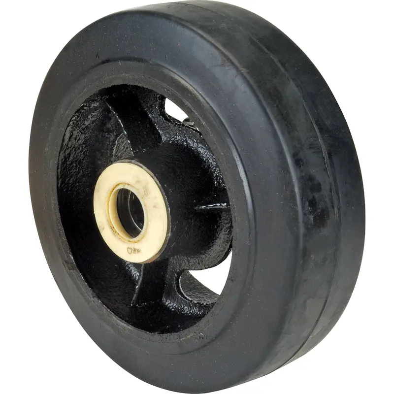 Rubber Wheels, 6" (152 Mm) Dia. X 2" (51 Mm) W, 550 Lbs. (249 Kg.) Capacity 1