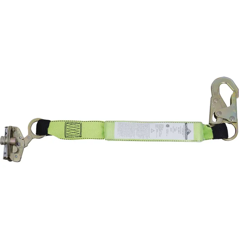 Sa-7206-2  Shock Absorbing Lanyard, 2', Snap Hook Center, Snap Hook Leg Ends, Polyester 1