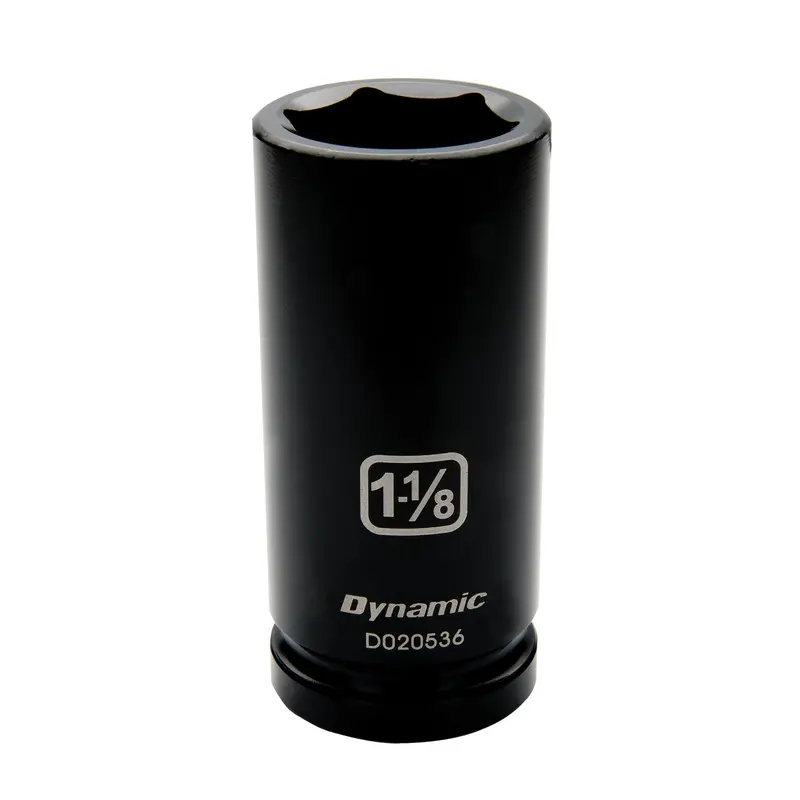 Sae Socket, Impact, 1-1/16", 3/4" Drive, 6 Points, Deep 1