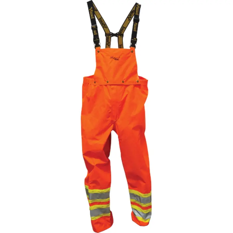 Safety Rainwear, Medium, Polyester/Pvc, Orange 1