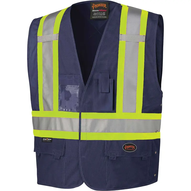 Safety Vest With Adjustable Sides 1
