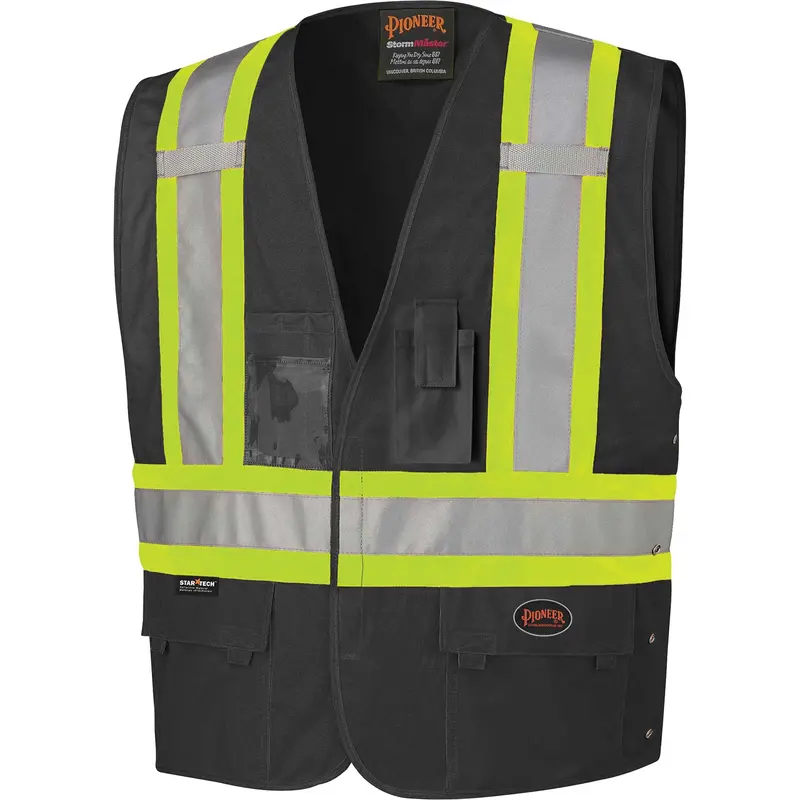 Safety Vest With Adjustable Sides 1