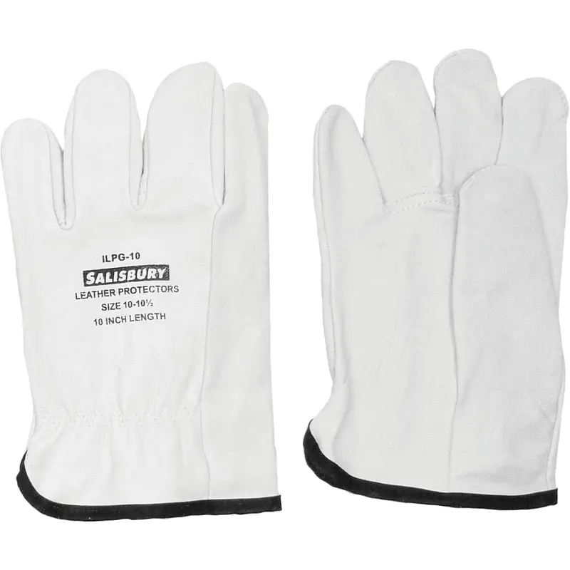 Salisbury™  Leather Protector Gloves, Size 9, 10" L 1