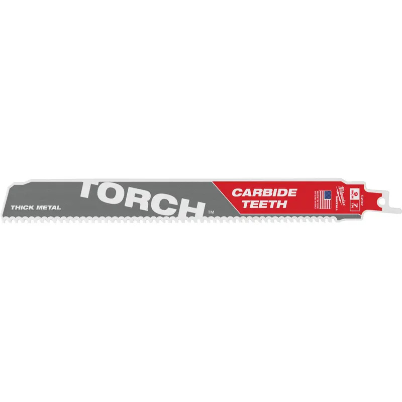 Sawzall® Torch™ Saw Blade, Carbide, 7 Tpi, 9" L X 1" W 1