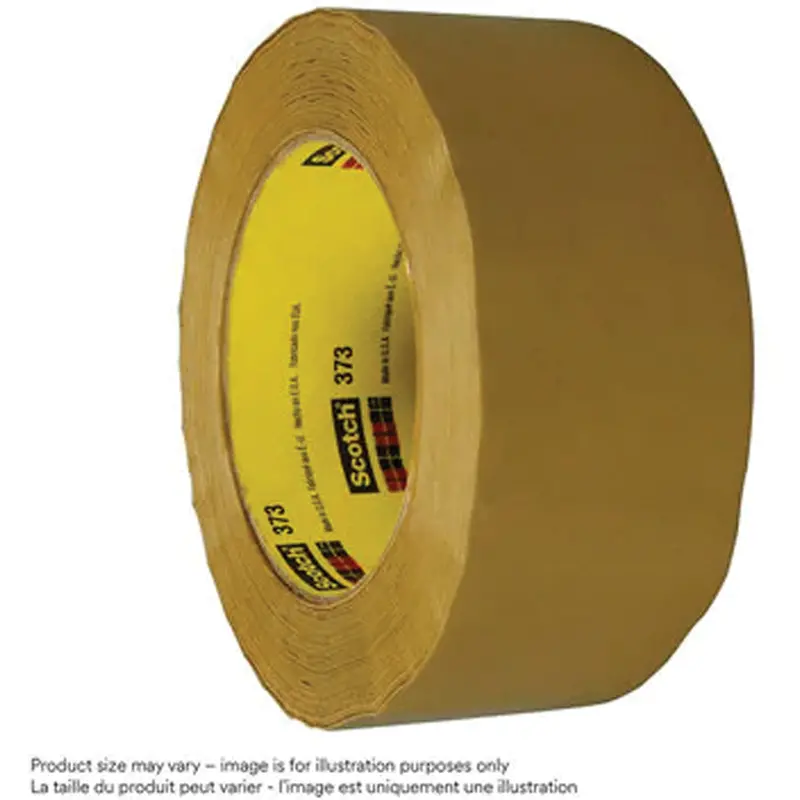 Scotch® Box Sealing Tape 373, Hot Melt Adhesive, 2.5 Mils, 72 Mm (3") X 50 M (164') 1