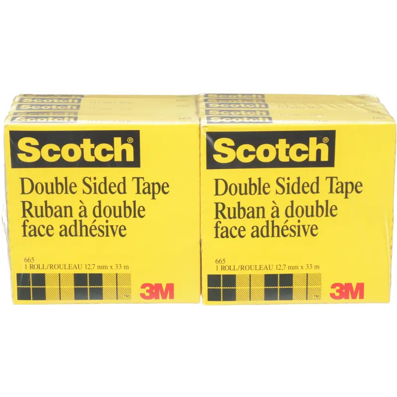 Scotch® Double-Coated;Tape 665, 12Mm X 33M  Bo 1