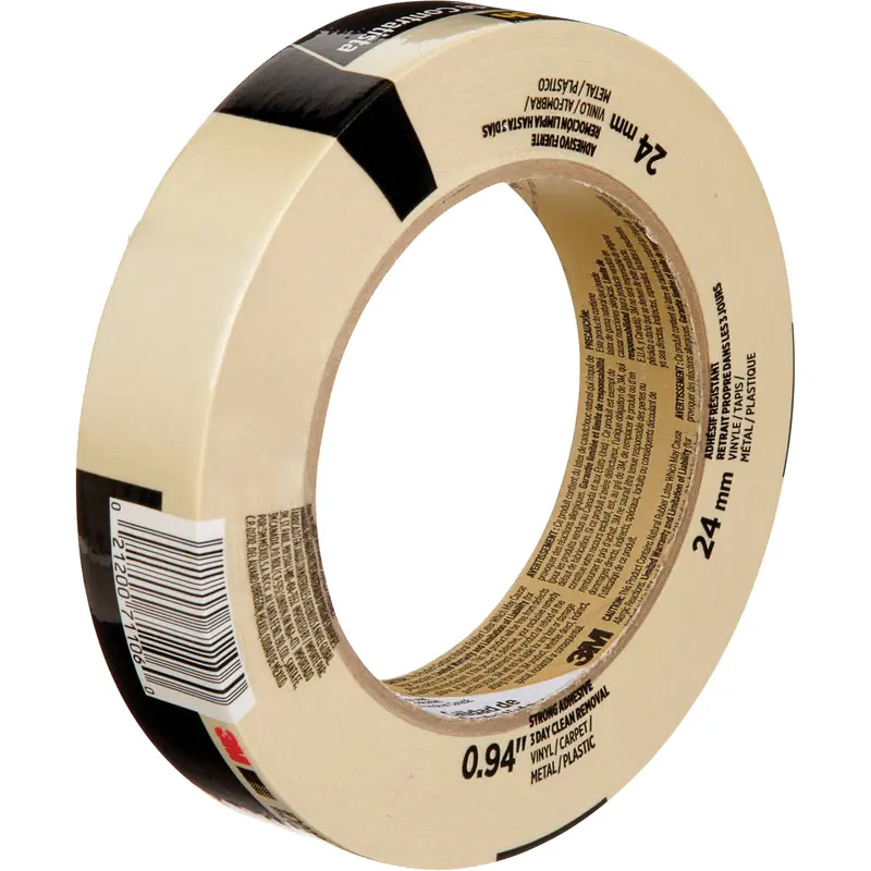 Scotch® General Purpose Masking Tape 2020, 24 Mm (1") X 55 M (180'), Tan 1
