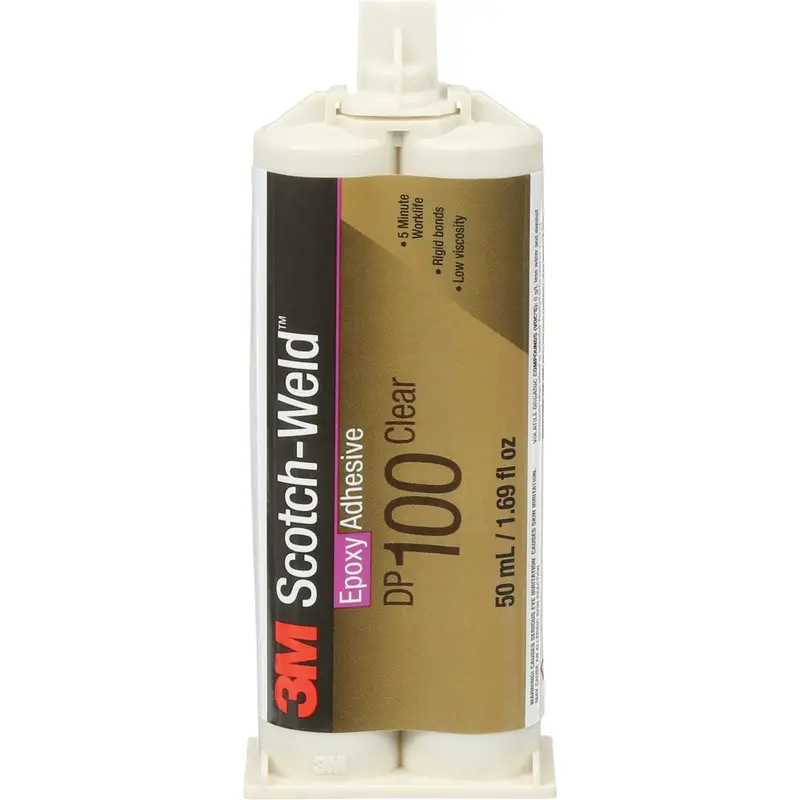 Scotch-Weld™ Adhesive, 1.7 Fl. Oz., Dual Cartridge, Two-Part, Clear 1