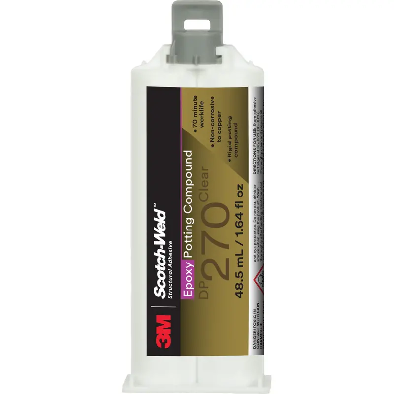 Scotch-Weld™ Epoxy Potting Compound, 1.7 Fl. Oz./48.5 Ml, Dual Cartridge, Two-Part, Clear 1