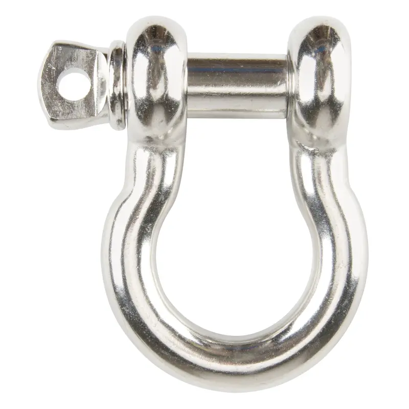 Screw Pin Anchor Shackle, 3/8", Screw Pin, Stainless Steel 1
