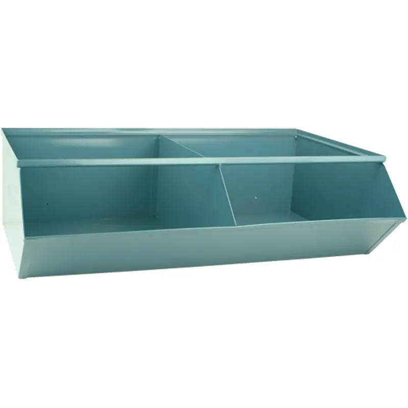 Sectional Bin Units, 100 Lbs. Cap., 37" W X 24" D X 11" H, Blue 1