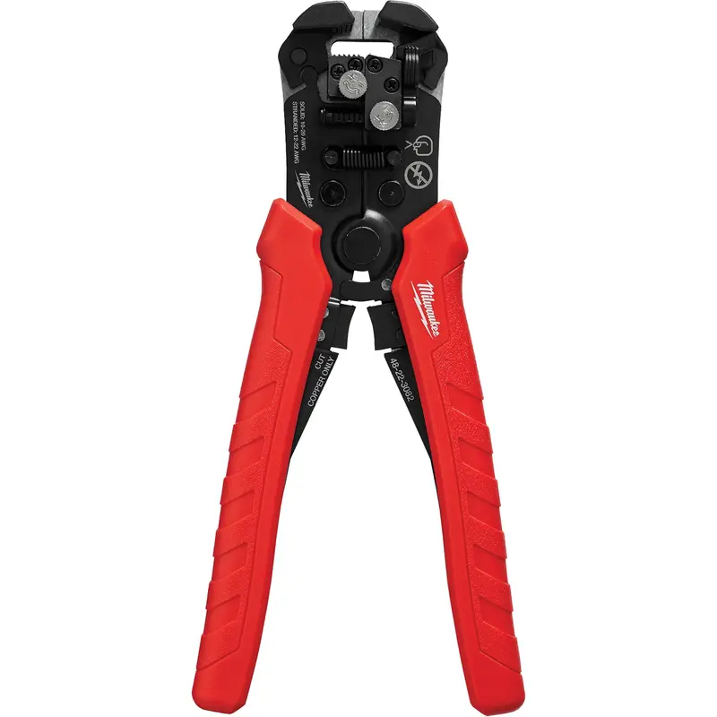 Self-Adjusting Wire Stripper & Cutter, 10 - 20/12 - 22 Awg 1