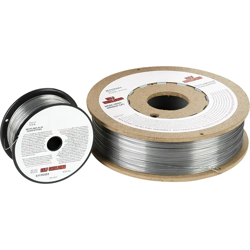 Self-Shielding Mild Steel Flux-Cored Welding Wire, 0.035" Dia., E71tgs, 2 Lbs. 1