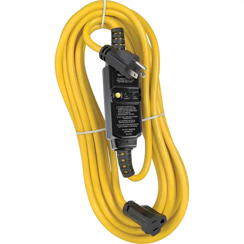 Self-Test Automatic Reset Gfci Cord Set, 120 V, 15 A, 25' Cord 1