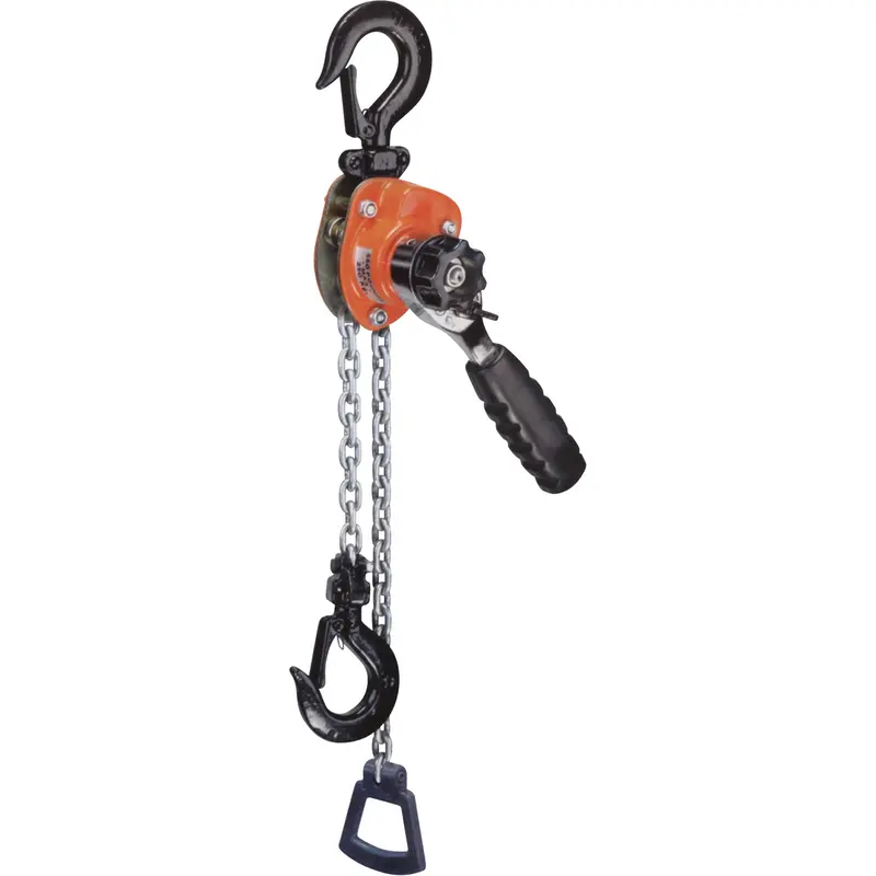 Series 603 Mini Ratchet Lever Hoist, 5' Lift, 1100 Lbs. (0.55 Tons) Capacity, Steel Chain 1