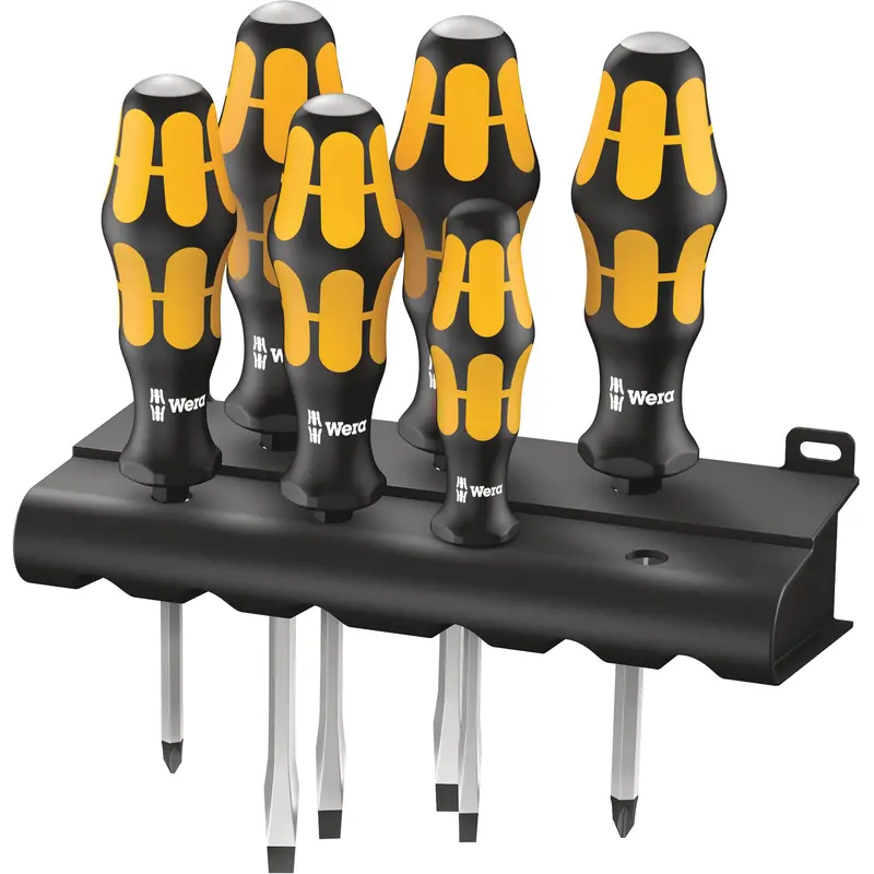 Series 900 Screwdriver Set Chiseldriver & Rack, 6 Pcs. 1