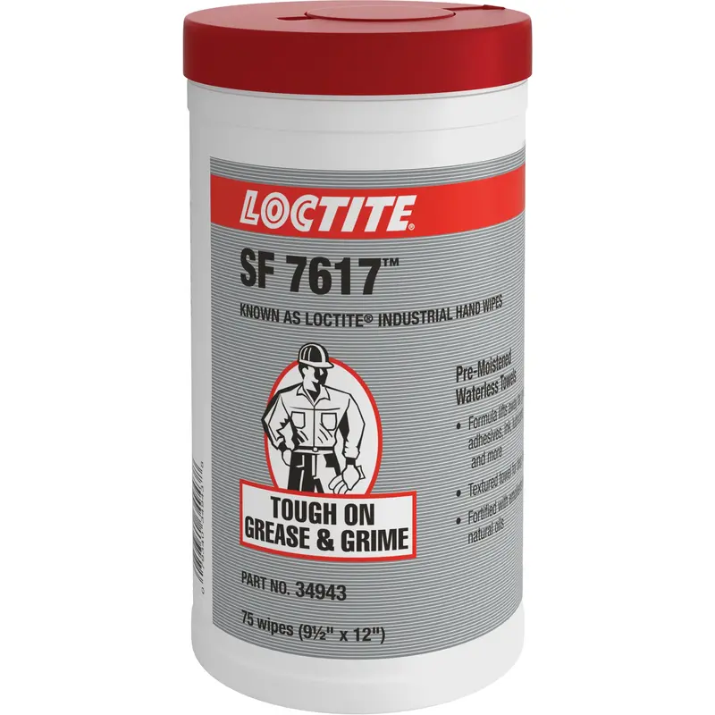Sf 7617™ Industrial Hand Wipes, 75 Wipes, 12" X 9-1/2" 1