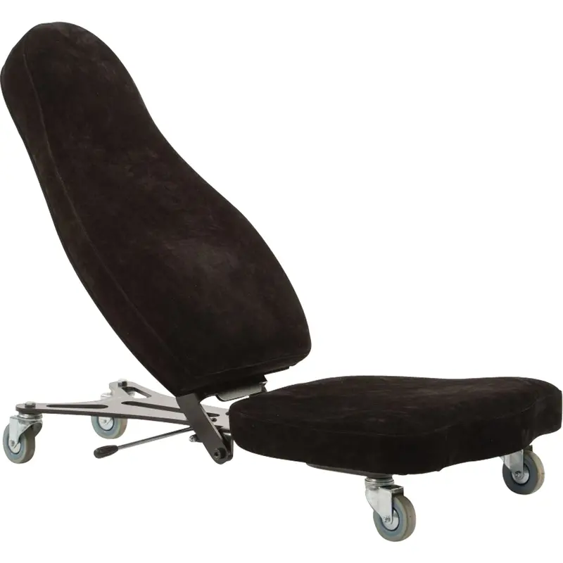 Sf150 Ergonomic Chair, Vinyl Seat, Black 1