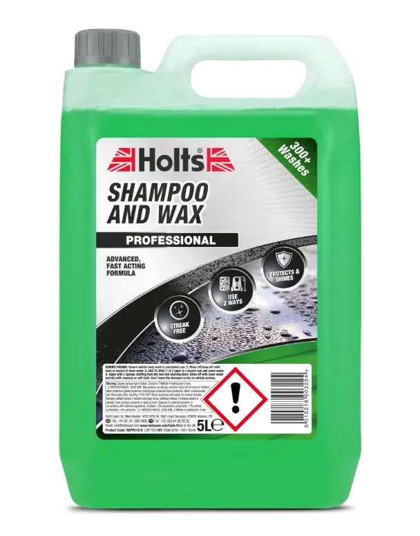 Shampoo & Wax 5L – Clean, Shine & Protect In One Wash 1