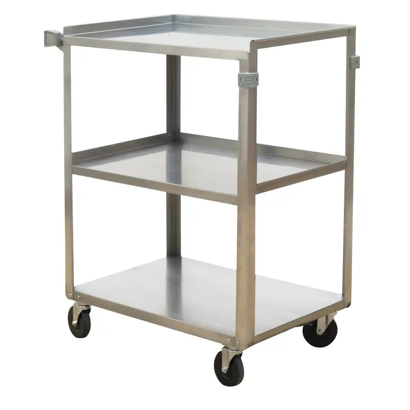 Shelf Carts, 3 Tiers, 15-1/2" W X 32-1/8" H X 24" D, 300 Lbs. Capacity 1