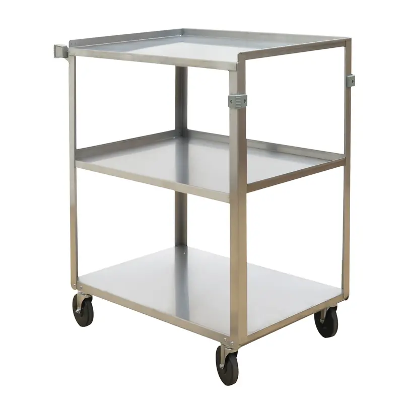 Shelf Carts, 3 Tiers, 18" W X 32" H X 27-3/8" D, 500 Lbs. Capacity 1
