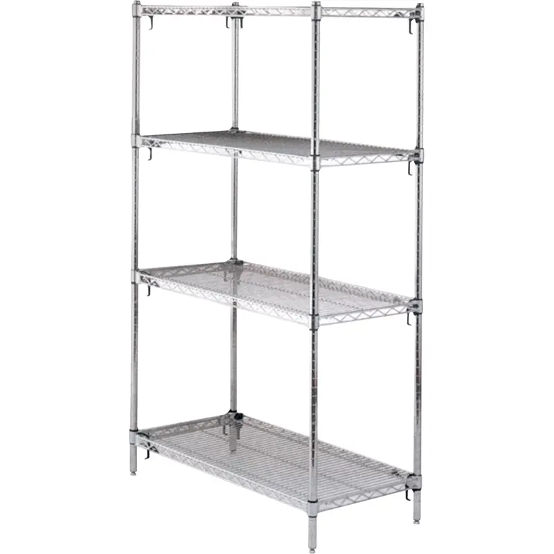 Shelving Unit, 4 Tiers, 36" W X 63" H X 18" D 1