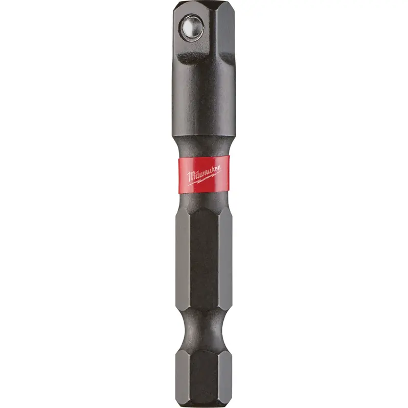 Shockwave™ Impact Driver Socket Adapter, 1/4" Drive Size, 1/4" Male Size, Ball, 1-7/8" L 1