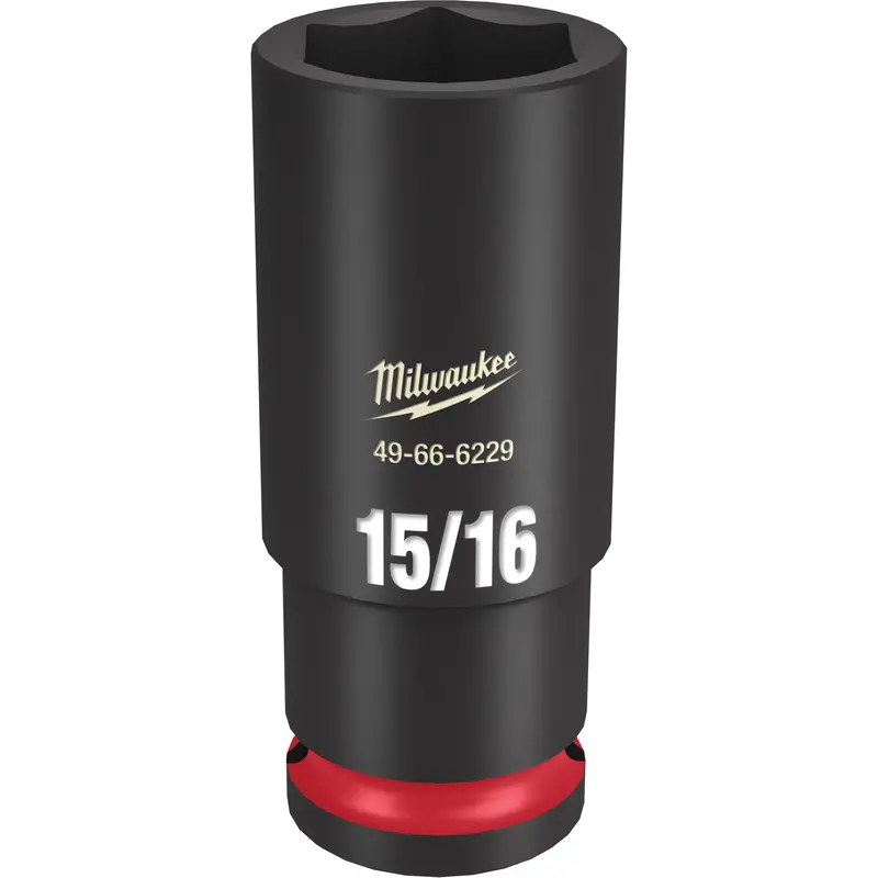 Shockwave™ Impact Duty™ Socket, Power, 15/16", 1/2" Drive, 6 Points, Deep 1