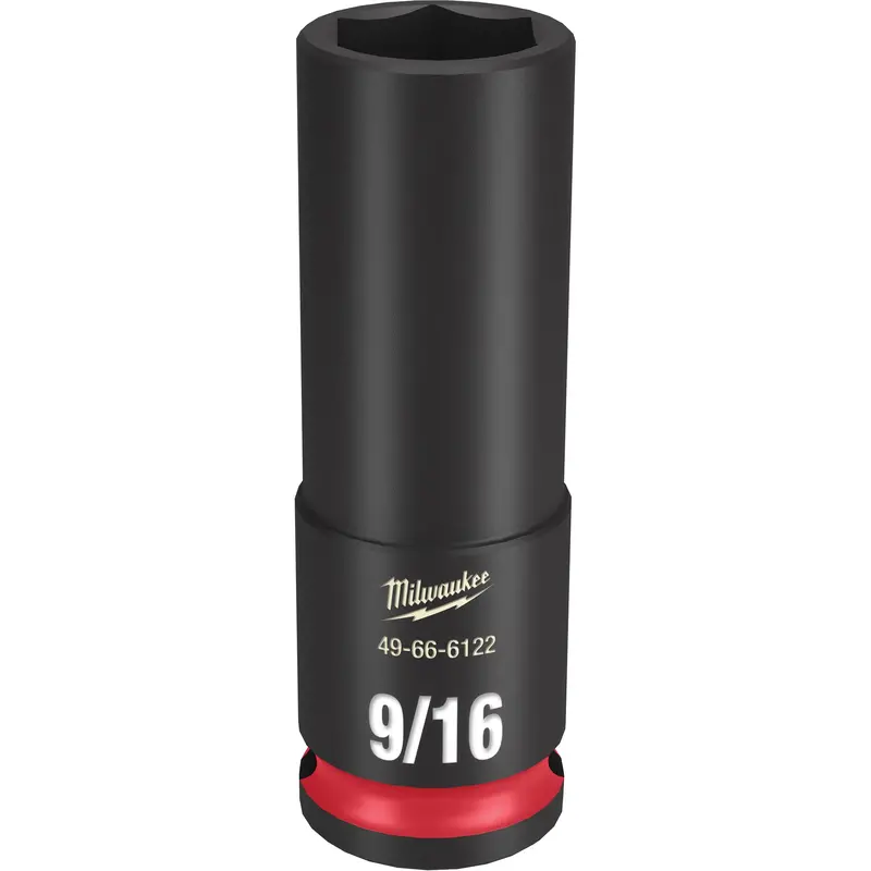 Shockwave™ Impact Duty™ Socket, Power, 9/16", 3/8" Drive, 6 Points, Deep 1