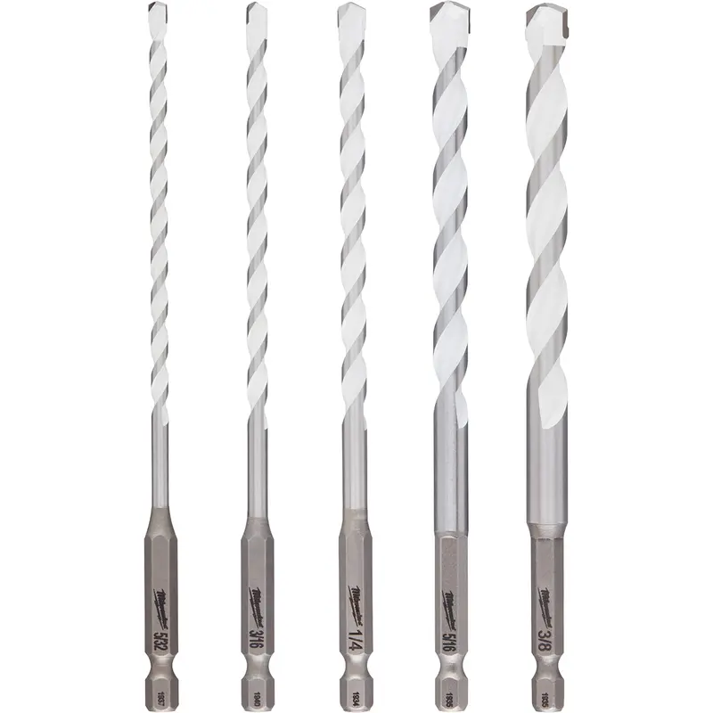 Shockwave™ Multi-Material Drill Bit Set, 5 Pieces, Carbide 1