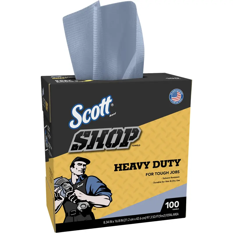 Shop Towels, Heavy-Duty, 16-4/5" L X 8-1/3" W 1