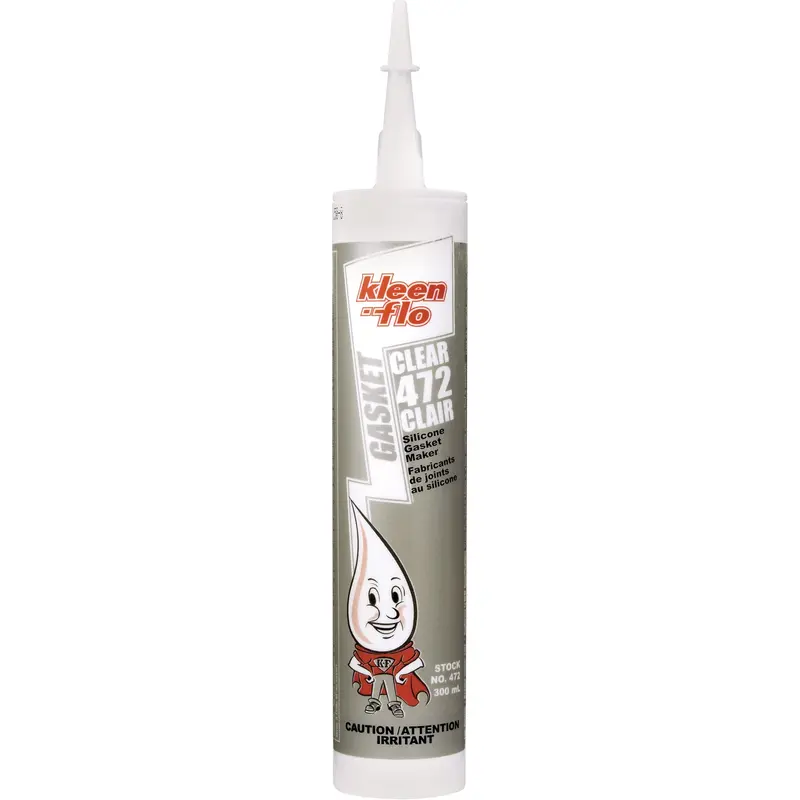Silicone Gasket Maker, Cartridge, Clear 1