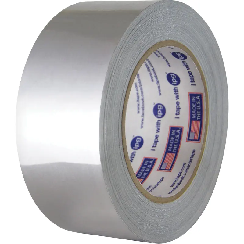 Silver Aluminum Foil Tape, 3 Mils Thick, 25.4 Mm (1") X 54.86 M (180') 1