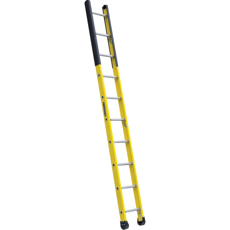 Single Manhole Ladder, 10', Fibreglass, 375 Lbs., Csa Grade 1Aa 1