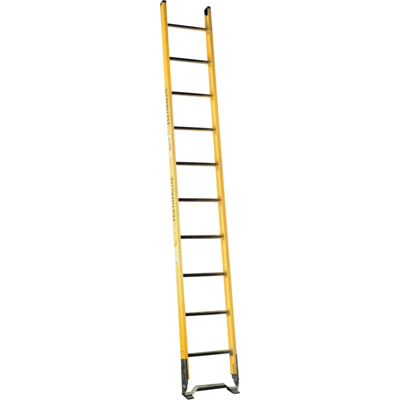 Single Section Straight Ladder - 6100 Series, 12', Fibreglass, 375 Lbs., Csa Grade 1Aa 1
