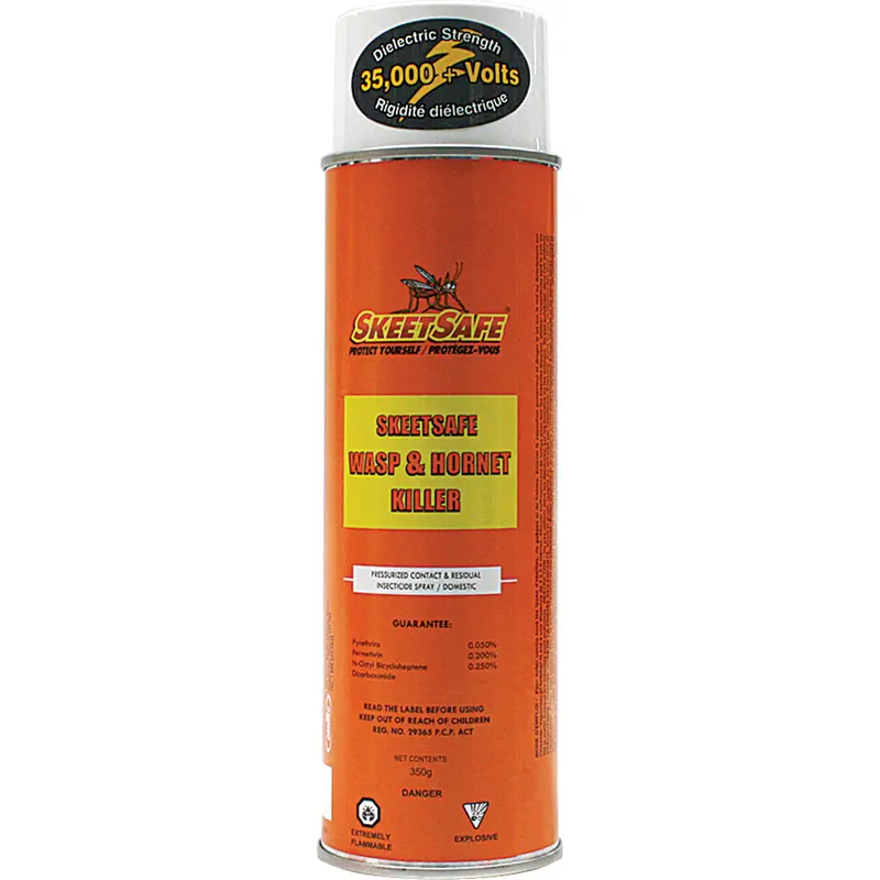 Skeetsafe® Wasp & Hornet Spray, 350 G, Aerosol Can, Solvent Base 1