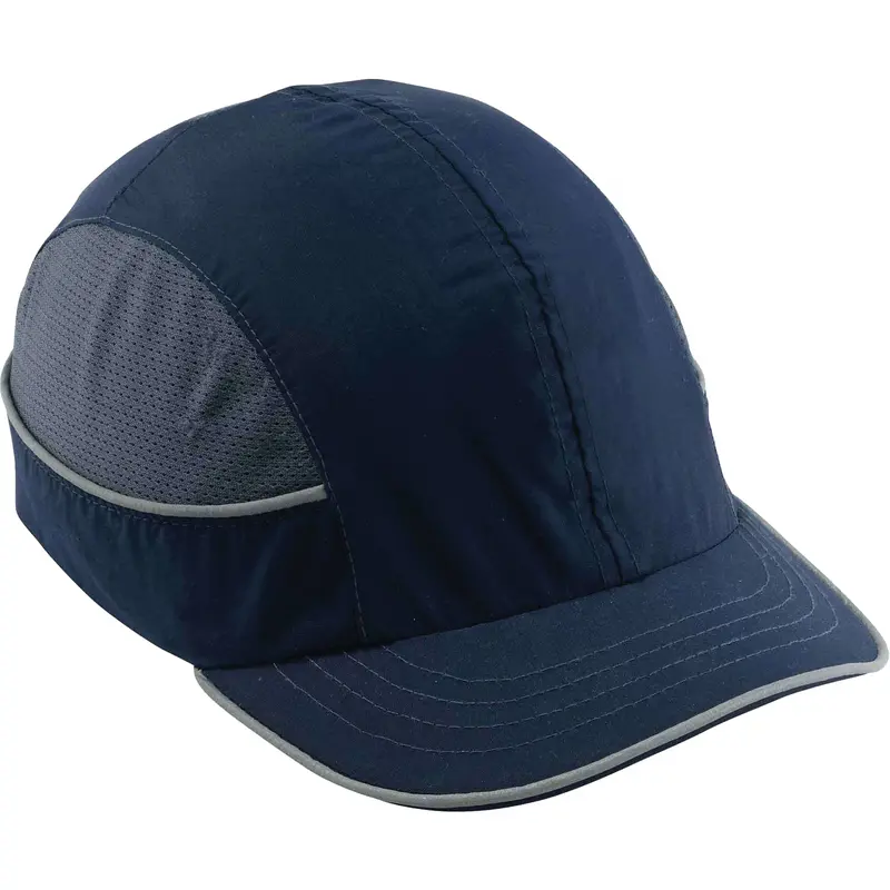 Skullerz® 8950 Short Brim Bump Cap, Navy Blue 1
