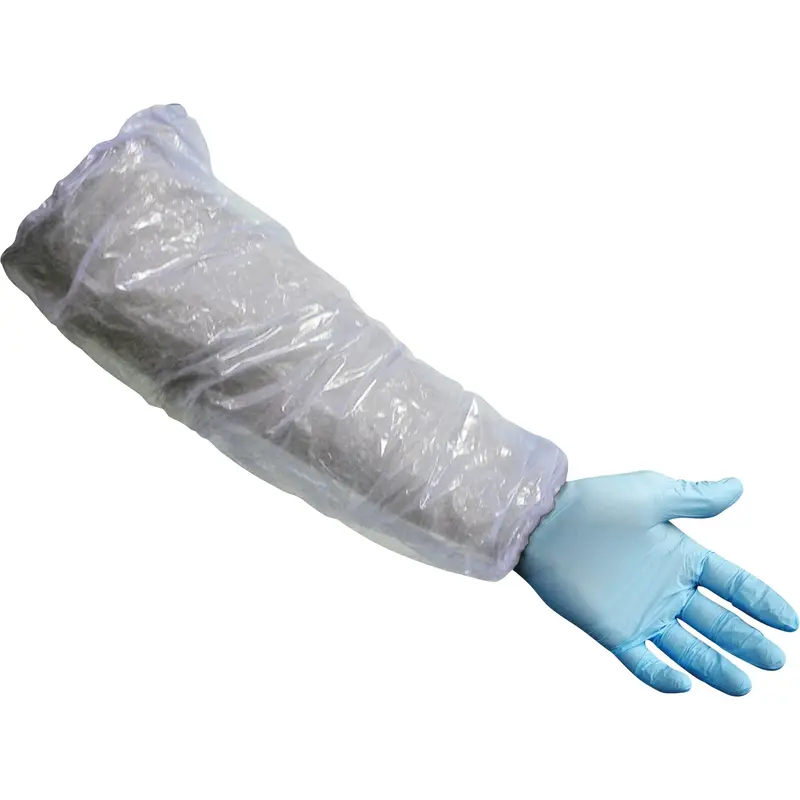 Sleeves, 16" Long, Polyethylene, White 1