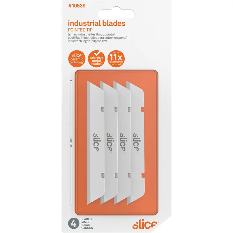 Slice™ Pointed Tip Finger-Friendly™ Replacement Blade, Single Style 1